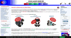 Desktop Screenshot of mind-shop.de