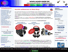 Tablet Screenshot of mind-shop.de